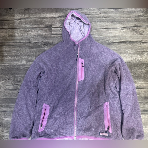 Vineyard Vines Kids Jacket in Purple with Pink Trim - Picture 1 of 8